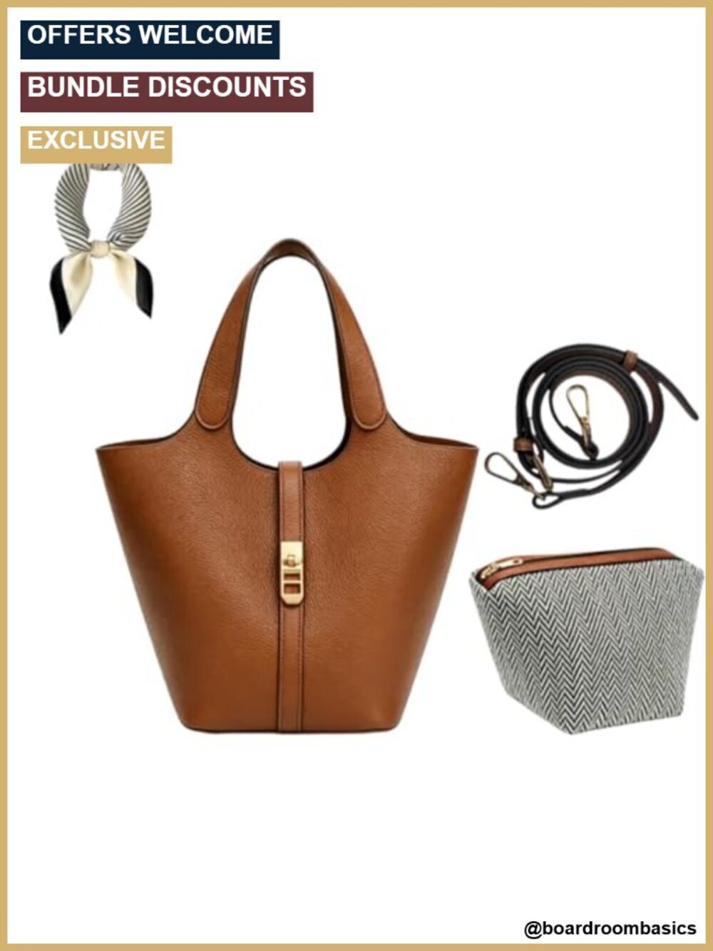 Vegan Leather Tote Bag Bucket Satchel Top Handle Handbag Crossbody with